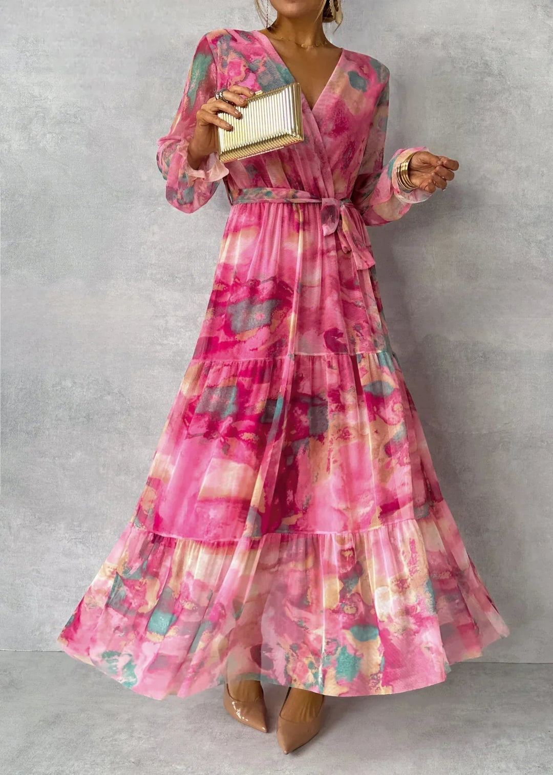 Emma | Wrap Dress with Floral Print