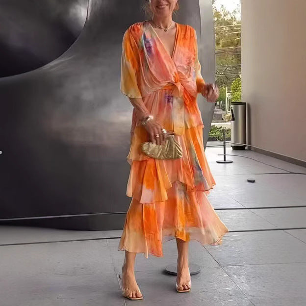 Isabella| Layered Floral Sun Dress