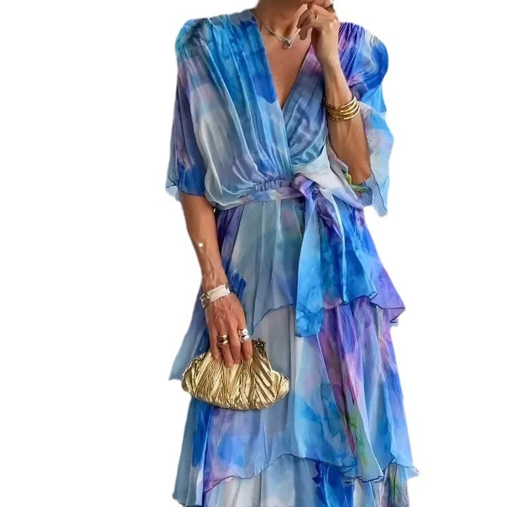 Isabella| Layered Floral Sun Dress