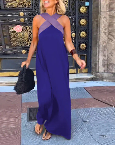 DELPHINE | Women's Crossed-Neckline Dress — Airy Summer