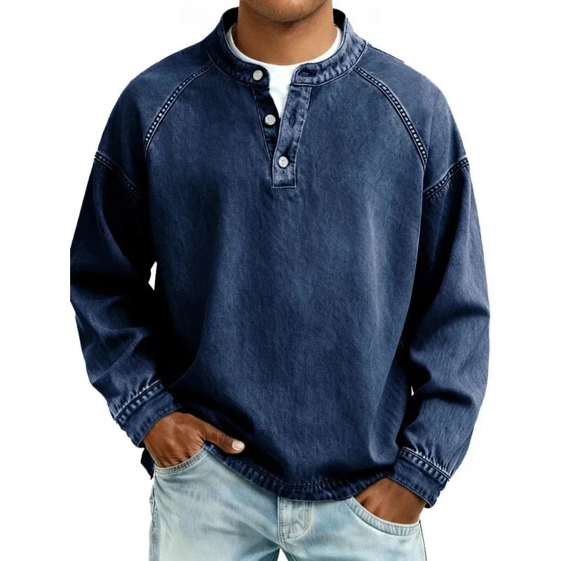 Benjamin | Men's Vintage Button Shirt — Relaxed Classic Fit