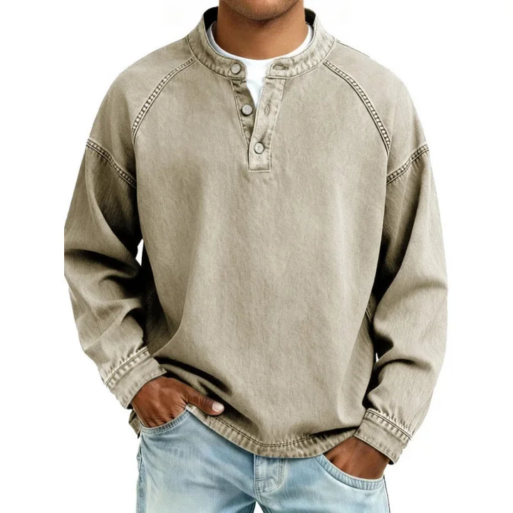 Benjamin | Men's Vintage Button Shirt — Relaxed Classic Fit