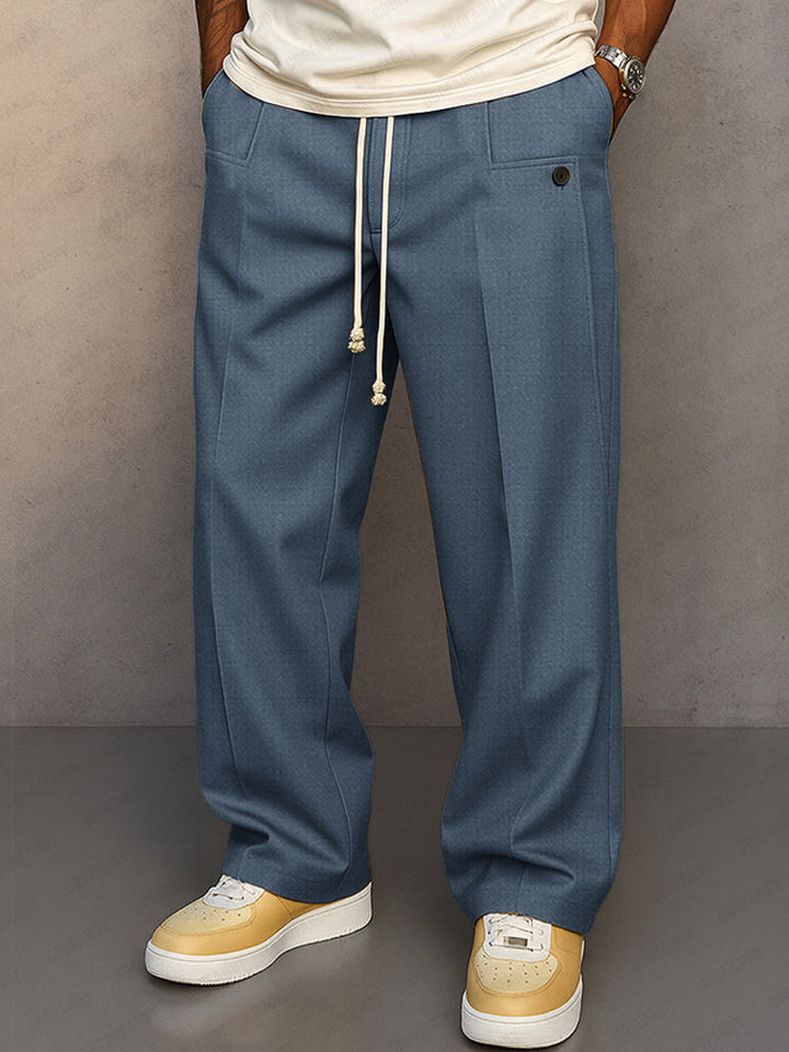Arthur | Men's Relaxed Fit Trousers — Smart Casual Style