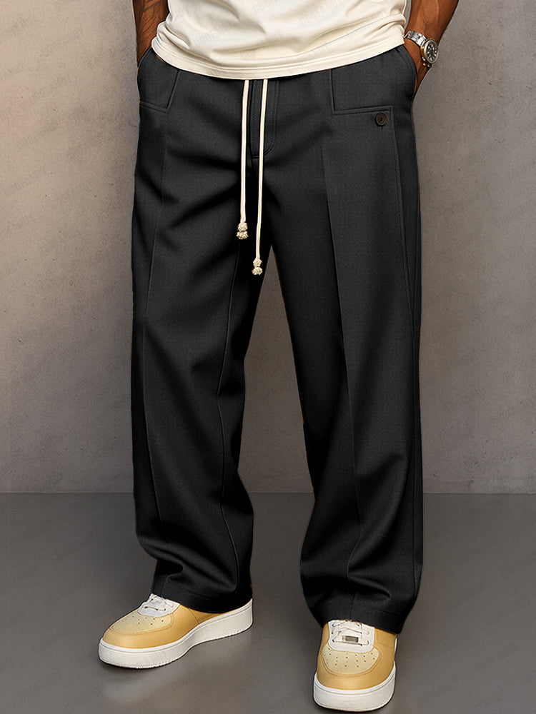 Arthur | Men's Relaxed Fit Trousers — Smart Casual Style
