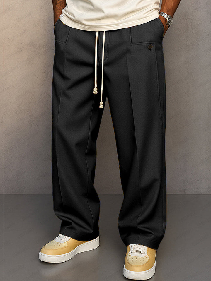 Arthur | Men's Relaxed Fit Trousers — Smart Casual Style