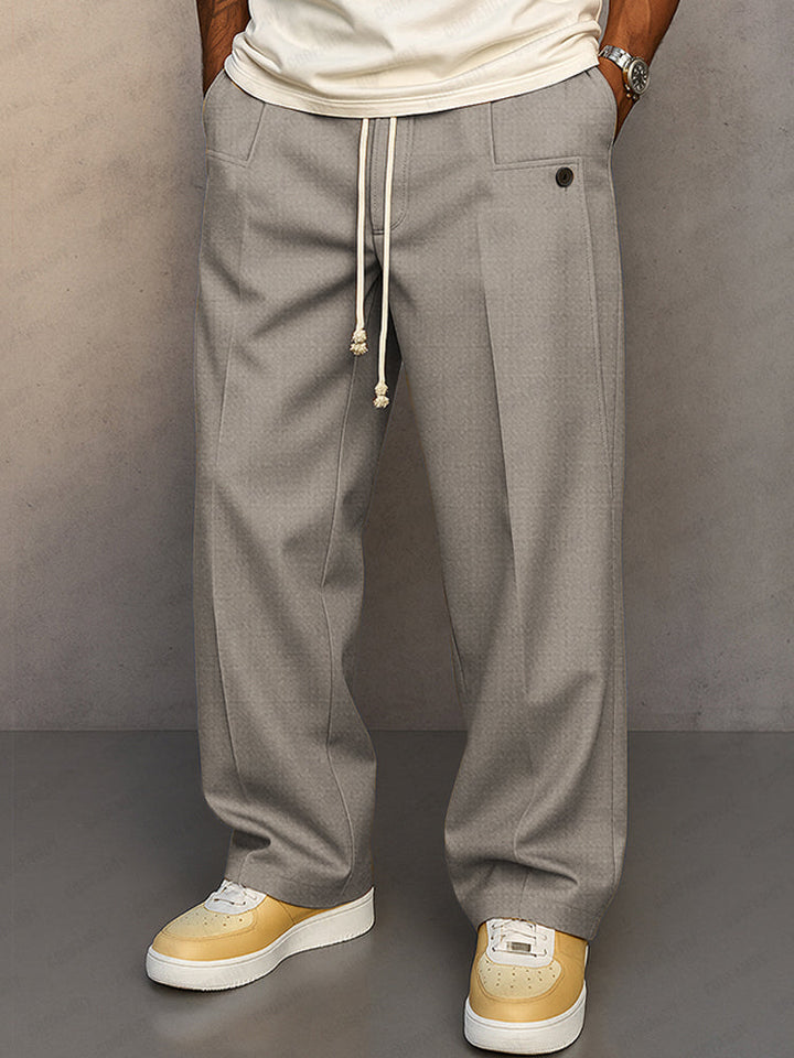 Arthur | Men's Relaxed Fit Trousers — Smart Casual Style