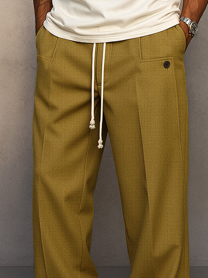 Arthur | Men's Relaxed Fit Trousers — Smart Casual Style