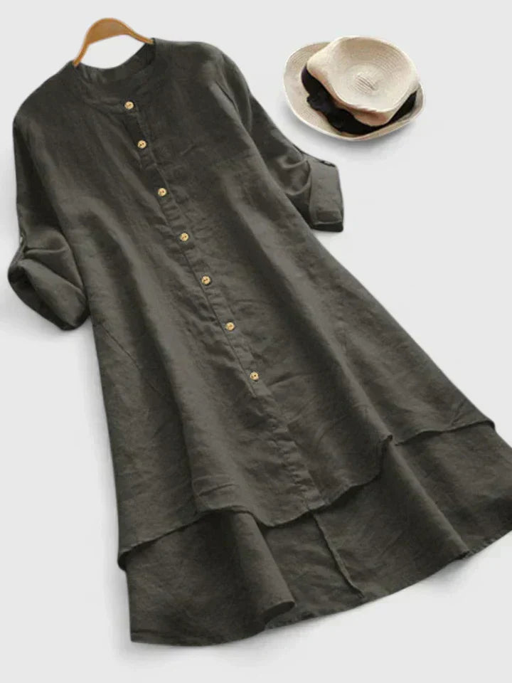 Marizalyn | Women's Elegant High-Low Hem Casual Dress