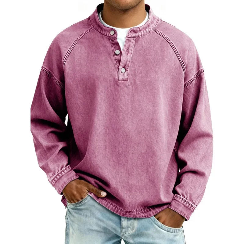 Benjamin | Men's Vintage Button Shirt — Relaxed Classic Fit