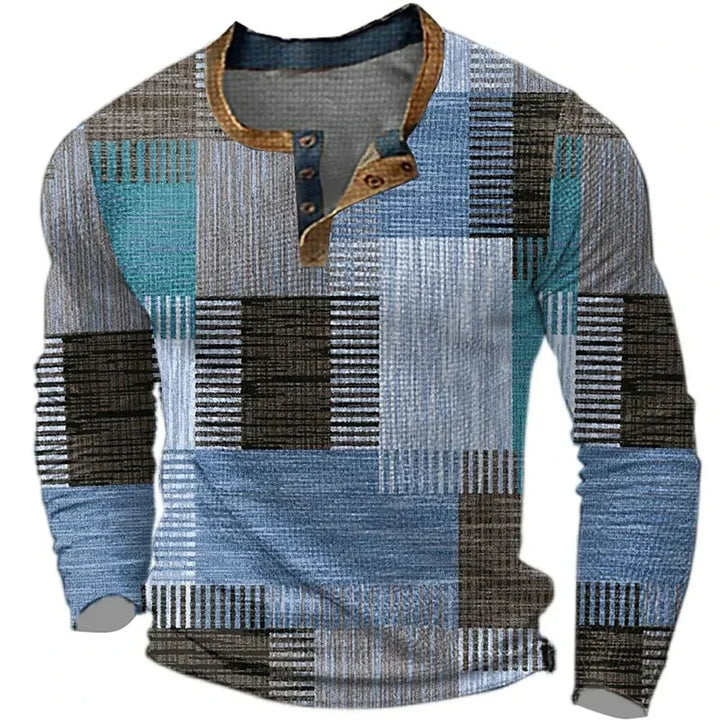 Dylan | Men's Multicolor Long Sleeve Casual Shirt
