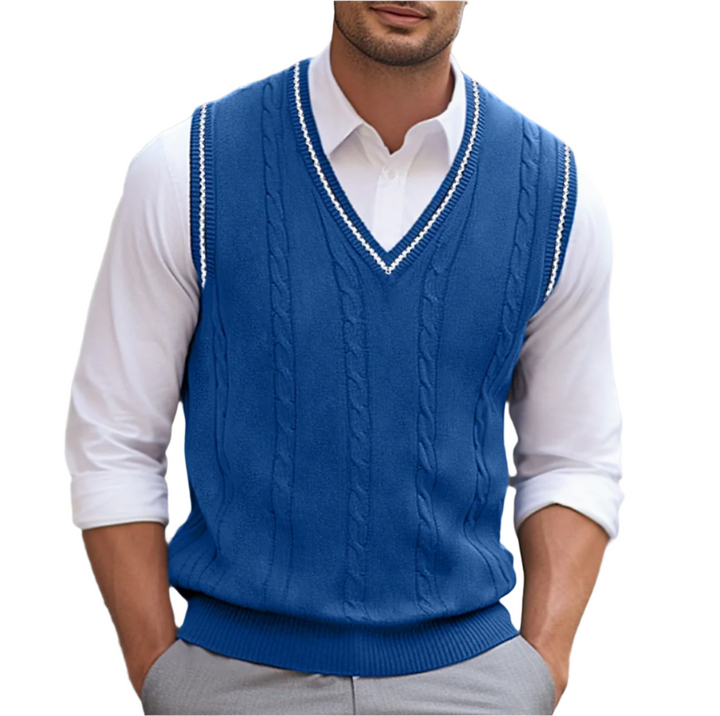 Bernard | Classic V-Neck Sweater Vest for Men