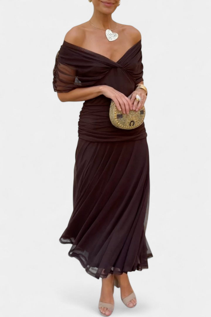 Abigail | Women's Floral Maxi Dress — V-Neck Occasion