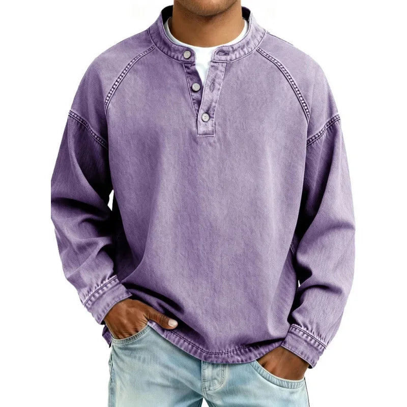 Benjamin | Men's Vintage Button Shirt — Relaxed Classic Fit