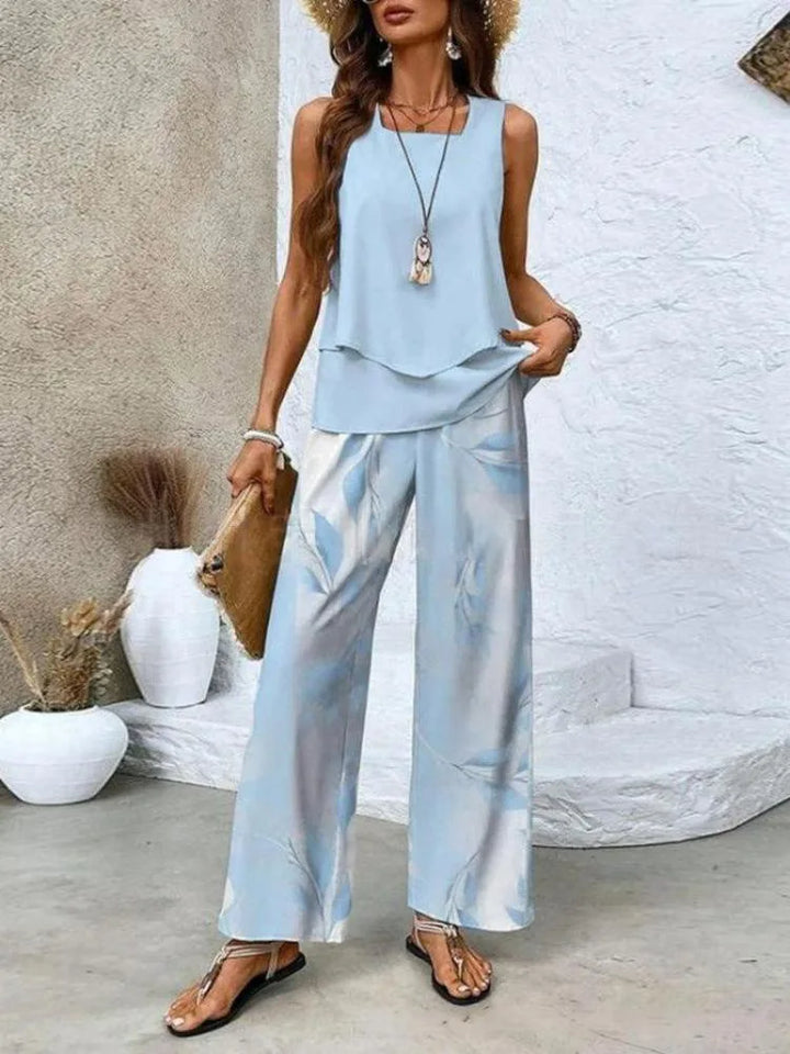 Katherine | Women's Elegant Two-Piece Summer Set — Loose Fit