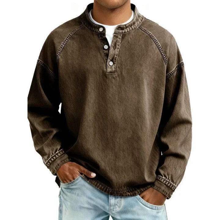 Benjamin | Men's Vintage Button Shirt — Relaxed Classic Fit
