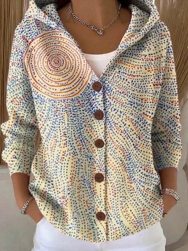 Cassidy - Women's Artistic Warm Cardigan — Cozy & Chic