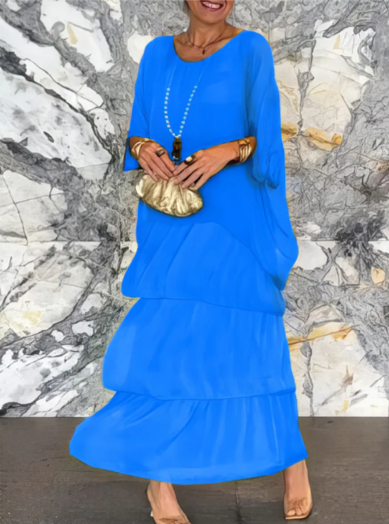 Caroline | Women's Elegant Flowing Maxi Dress for Any Occasion