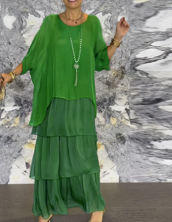 Caroline | Women's Elegant Flowing Maxi Dress for Any Occasion