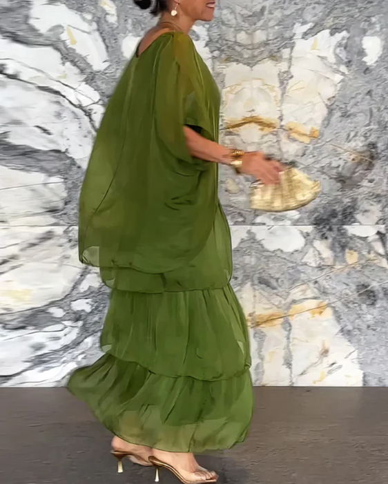 Caroline | Women's Elegant Flowing Maxi Dress for Any Occasion