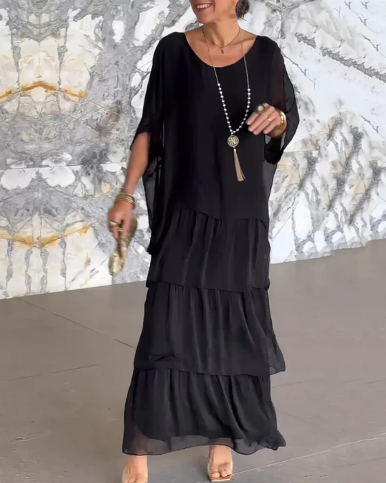 Caroline | Women's Elegant Flowing Maxi Dress for Any Occasion