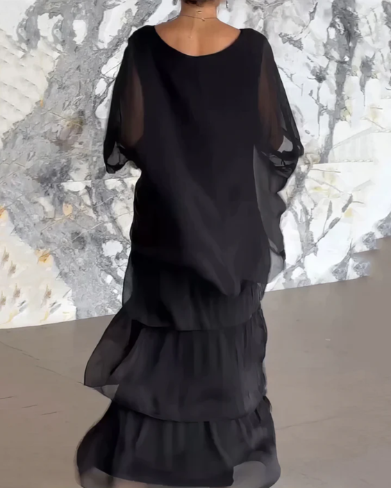 Caroline | Women's Elegant Flowing Maxi Dress for Any Occasion