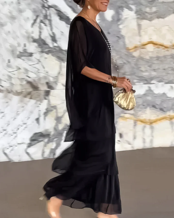 Caroline | Women's Elegant Flowing Maxi Dress for Any Occasion