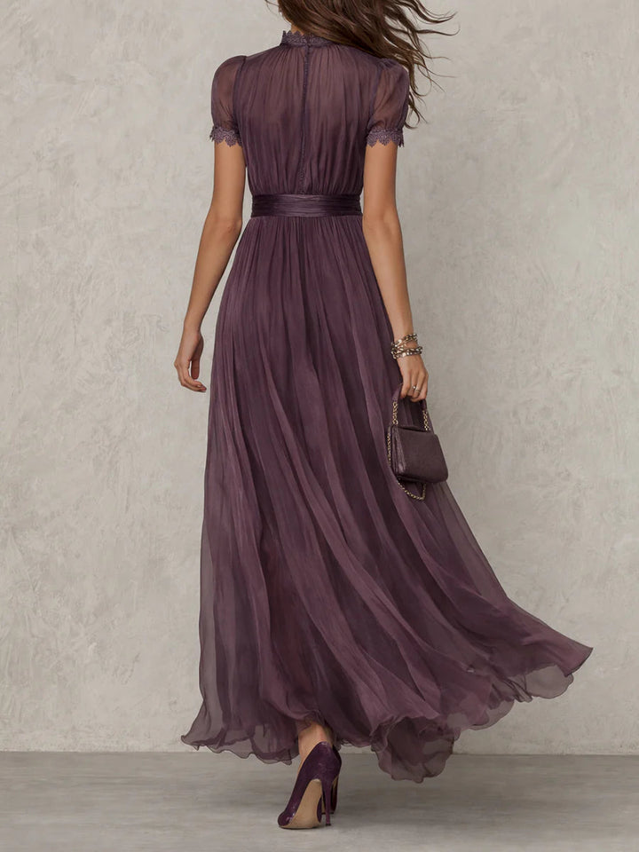 Ashley | Women's Vintage Floral Maxi Dress — Elegant