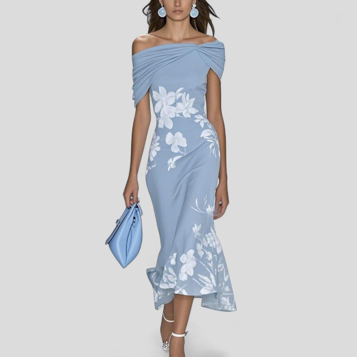 Isabrunel | Women's Elegant Midi Dress — Relaxed Fit
