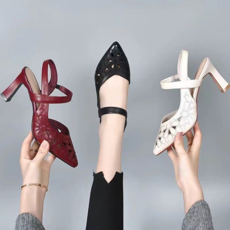 Cynthia | Women's Elegant Comfort Heels — Cushioned Fit