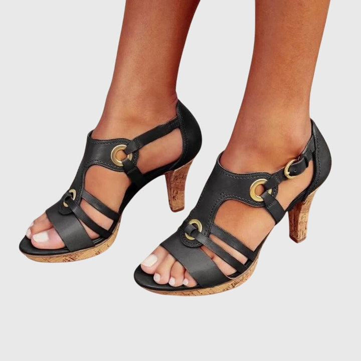 CARLA | Women's Orthopedic Heeled Sandals — All-Day Comfort