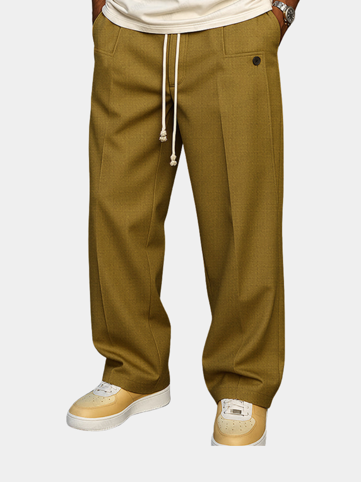 Arthur | Men's Relaxed Fit Trousers — Smart Casual Style
