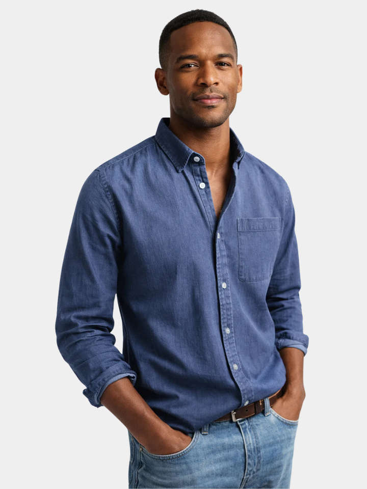 Brent | Men's Classic Button-Down Shirt — Versatile Fit