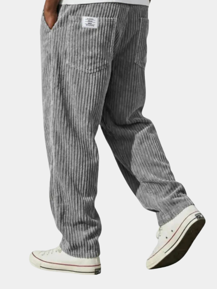 Franco | Men's Textured Relaxed-Fit Pants — Everyday Style