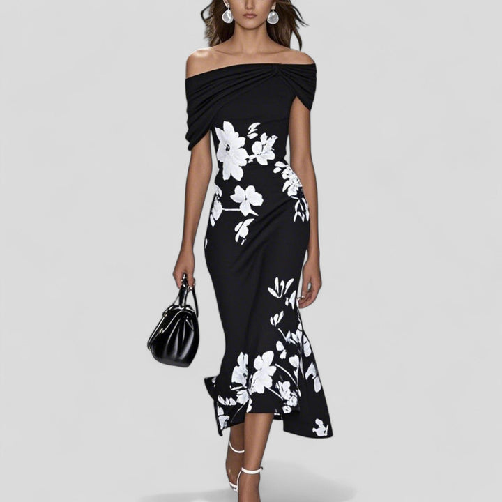 Isabrunel | Women's Elegant Midi Dress — Relaxed Fit