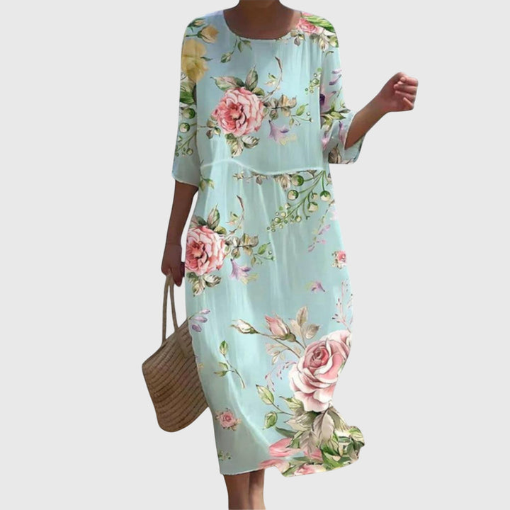 Hayley™ | Women's Floral Maxi Dress — Flowing & Feminine