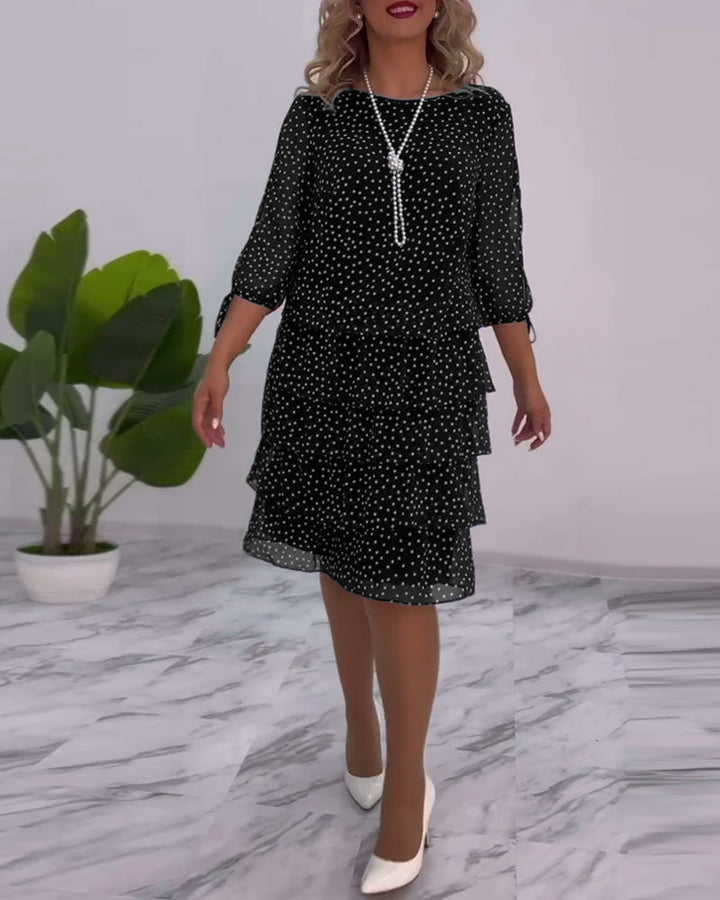 Sienna | Women's Elegant Knee-Length Winter Dress