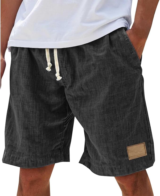 Luke - Men's Relaxed Casual Lace Shorts for Summer