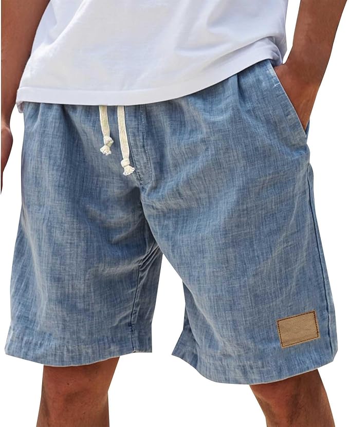 Luke - Men's Relaxed Casual Lace Shorts for Summer
