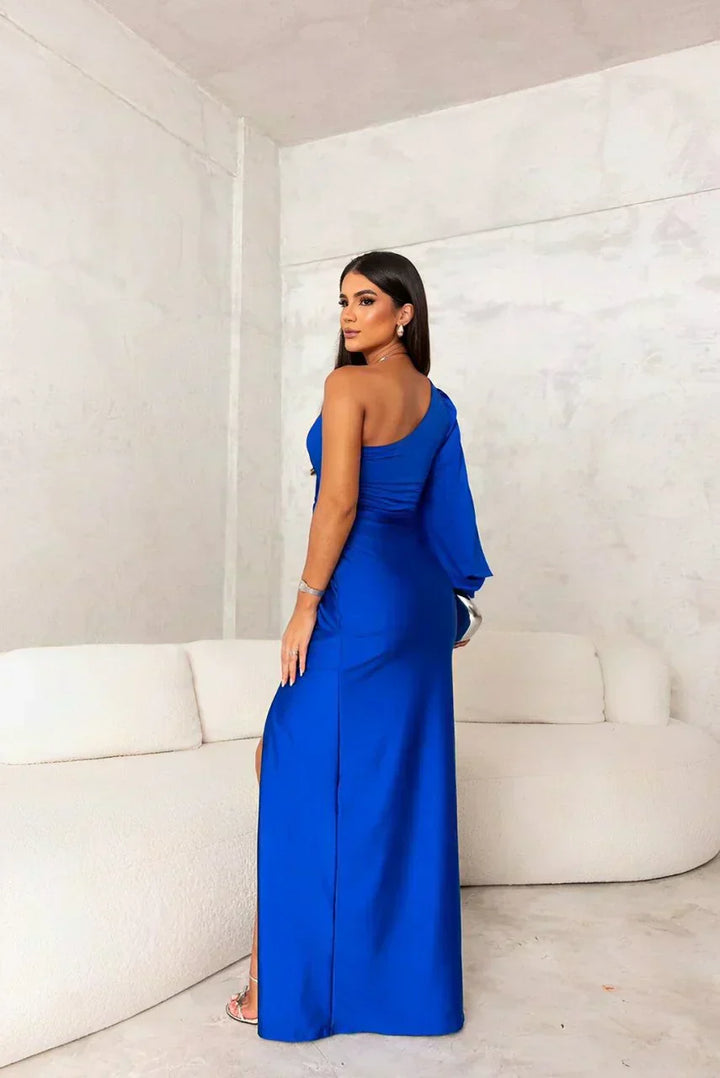 Samantha | Women's One-Shoulder Maxi Evening Dress