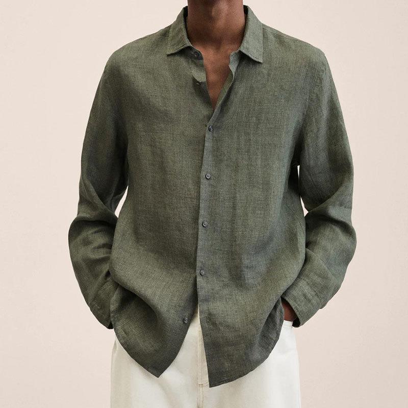 Raymond | Men's Classic Long Sleeve Button-Down Shirt