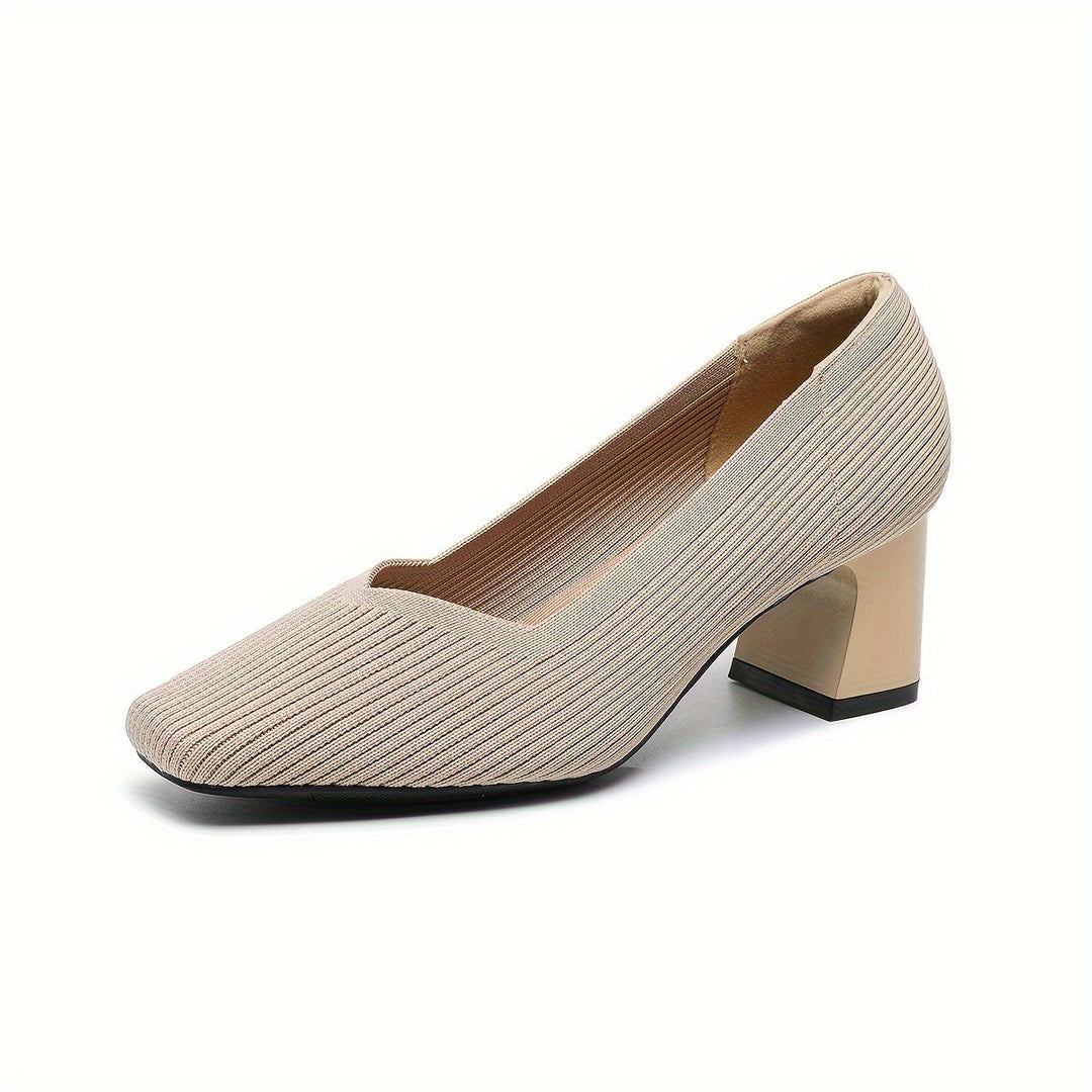 Linda | Women's Comfortable Square-Heel Dress Shoes
