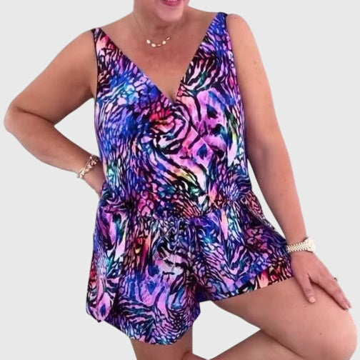 Dahlia™ | Women's Elegant Sleeveless Swimsuit Cover-Up Dress