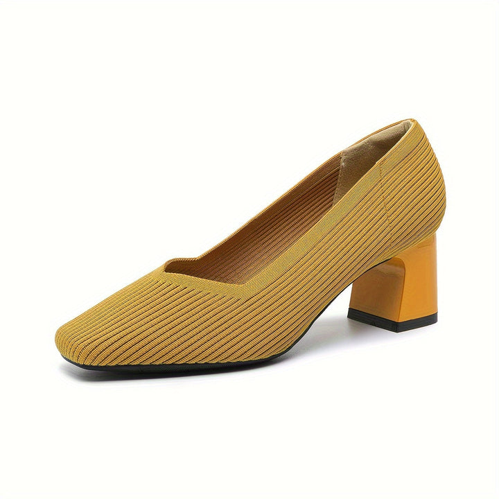 Linda | Women's Comfortable Square-Heel Dress Shoes
