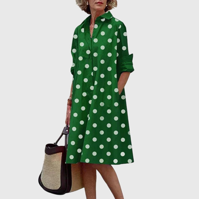 PAIGE | Women's Relaxed Elegant Dress with Pockets