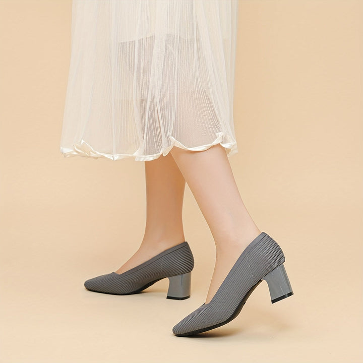 Linda | Women's Comfortable Square-Heel Dress Shoes