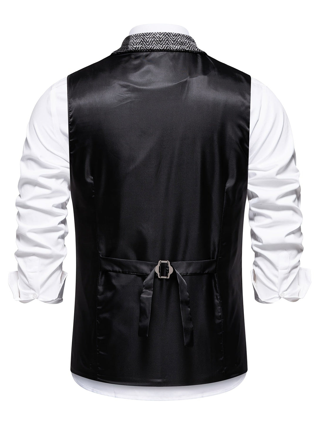 Leo - Women's Herringbone Patchwork Waistcoat for Occasions