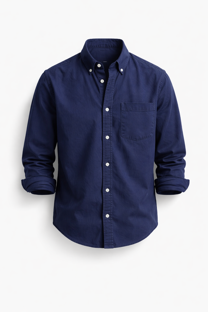 Brent | Men's Classic Button-Down Shirt — Versatile Fit
