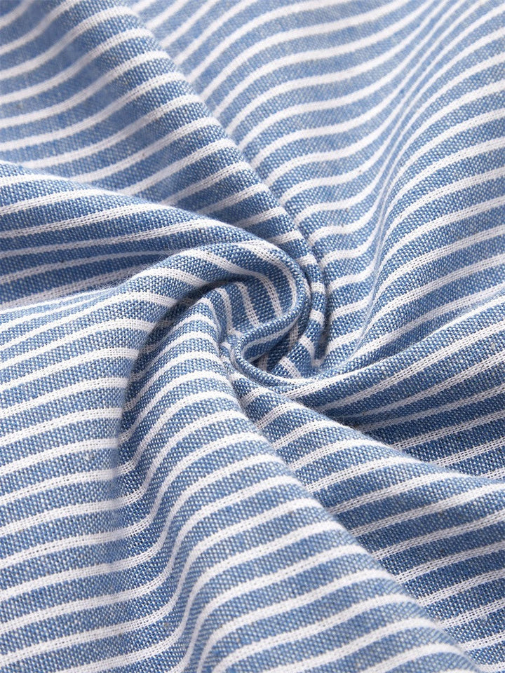Lillian | Women's Striped Midi Dress — Relaxed Summer Fit