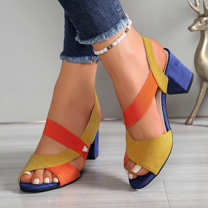Lisa - Women's Orthopedic Block Heels with Cushioned Support