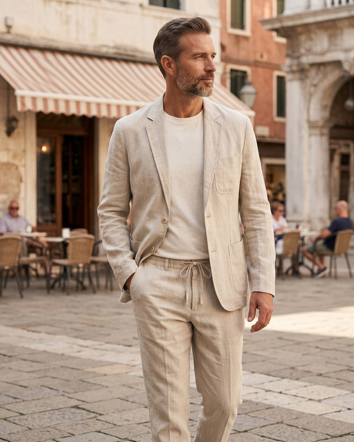 Scarlett™ | Relaxed Linen Suit Set